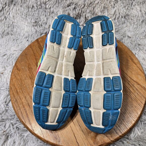 Rare Adidas Womens Size 5 Retro Mesh Pink/Green/Blue Running Shoes Trainers - Picture 6 of 8